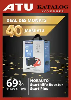 Vorschau von dem Prospekt des Geschäftes ATU, gültig ab dem 01.11.2025