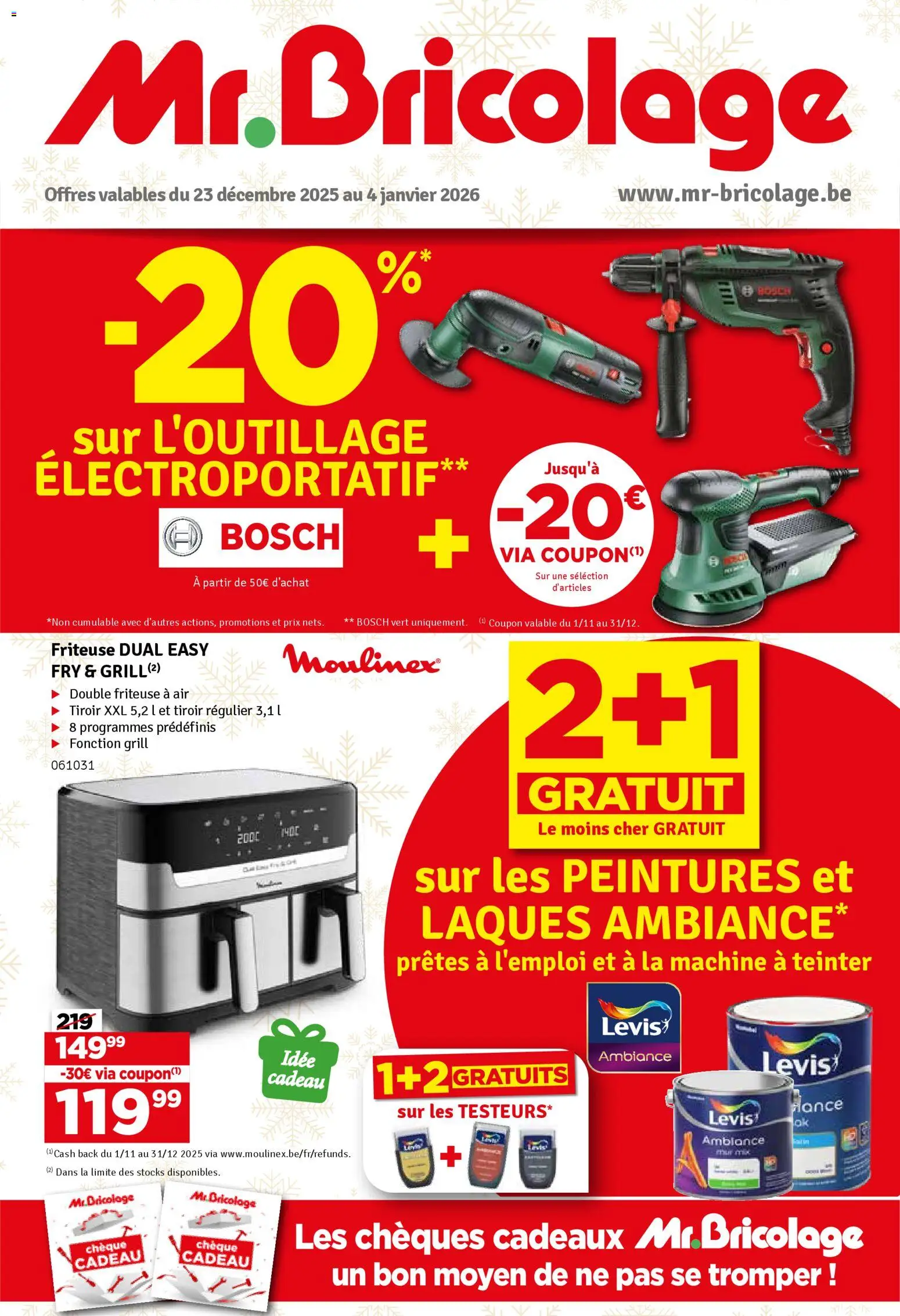 Voorbeeld van Folder / Publicité van winkel Mr Bricolage geldig vanaf 23/12/2025