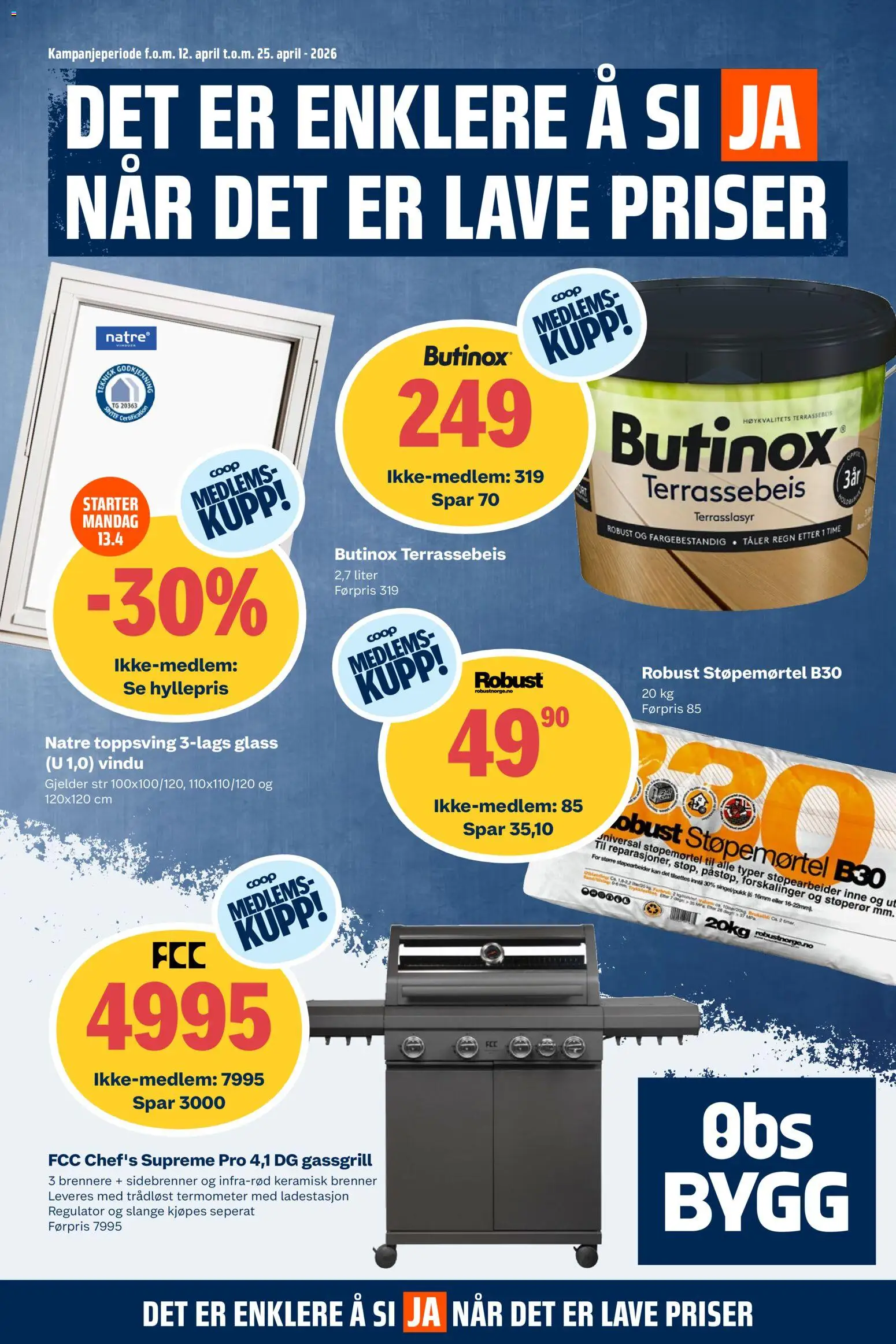 Forhåndsvis Kundeavis fra butikk Obs Bygg gyldig fra 12/04/2026