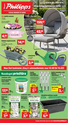 Thomas Philipps parduotuvės leidinio Thomas Philipps leidinys galiojančio nuo 2026.03.09 peržiūra