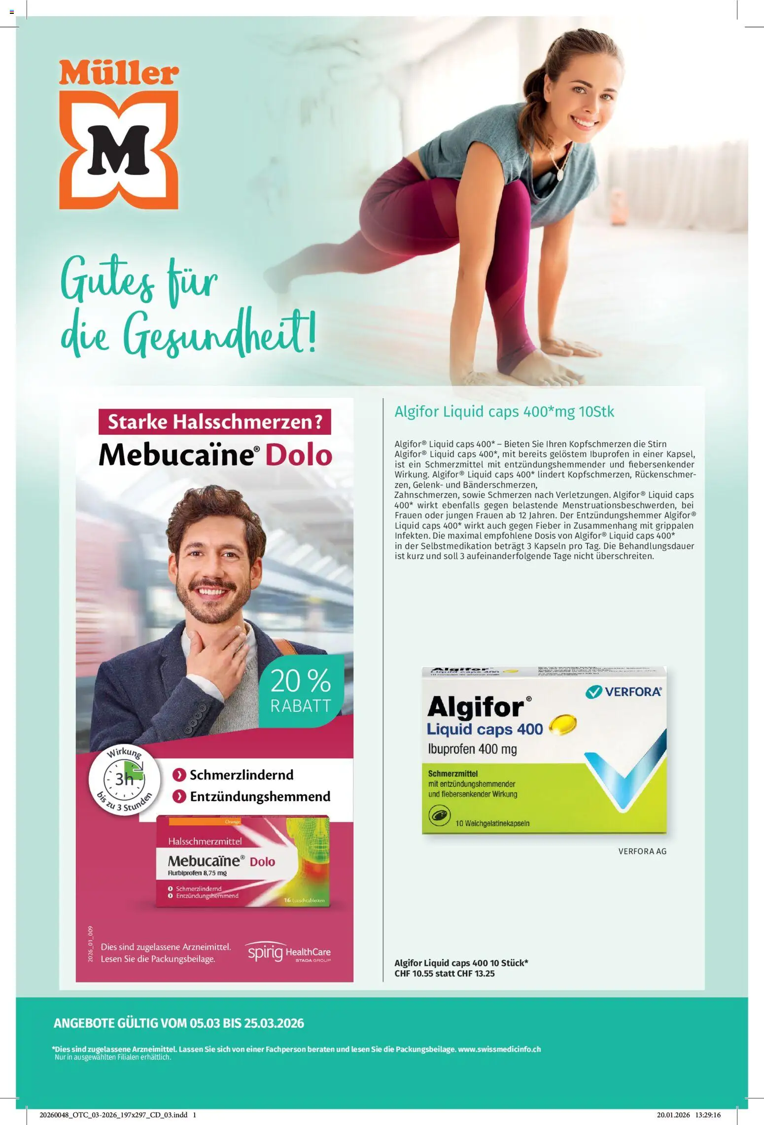 Vorschau des Merkblatts Müller aktionen Gesundheit vom Shop Müller gültig von 05.03.2026 bis 25.03.2026