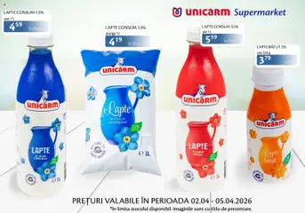 Previzualizarea de cataloage: Unicarm Unicarm Catalog Produse lactate valabil de la 02.04.2026