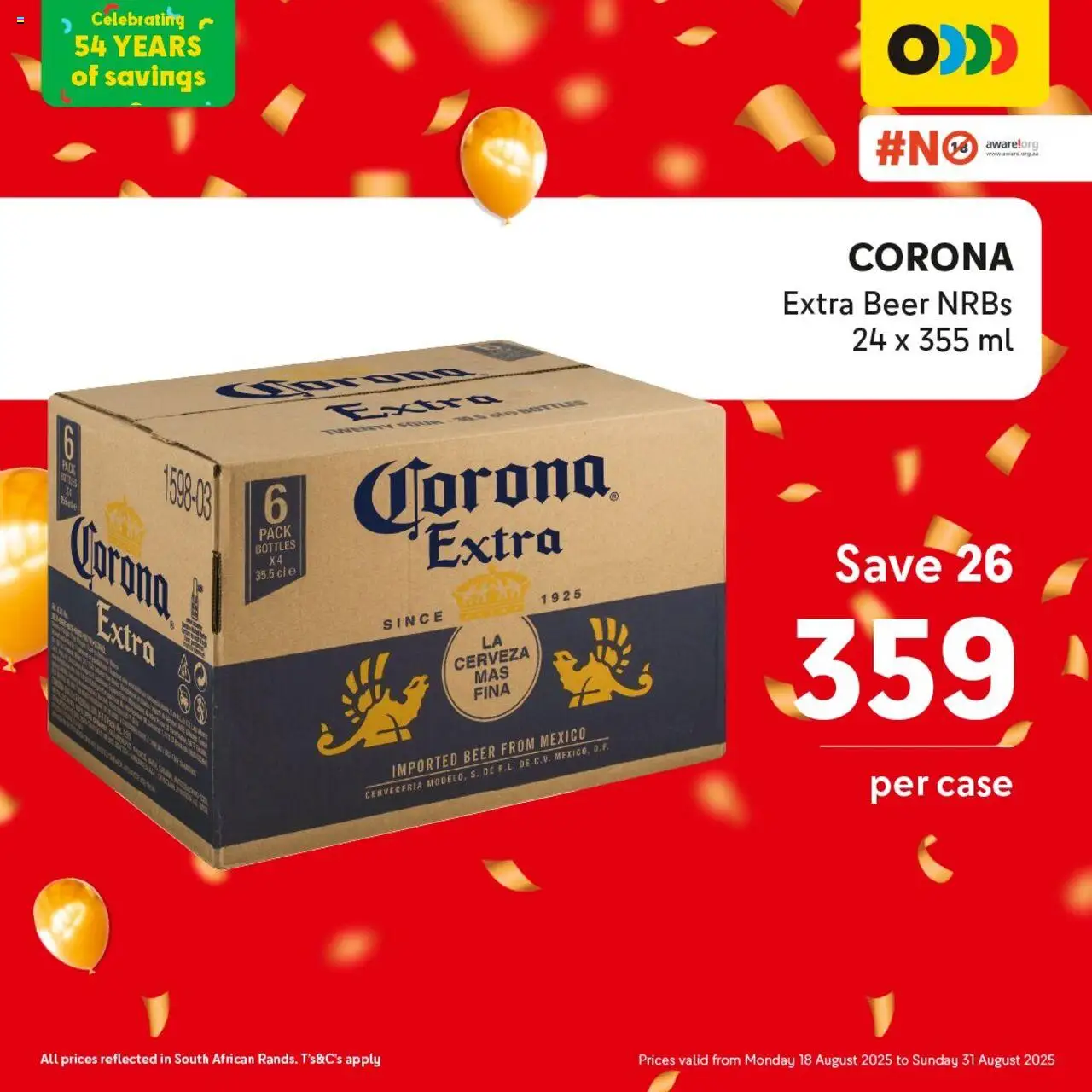 Makro Birthday Deals Beer from 18/08 - 31/08/2025 > Promotions