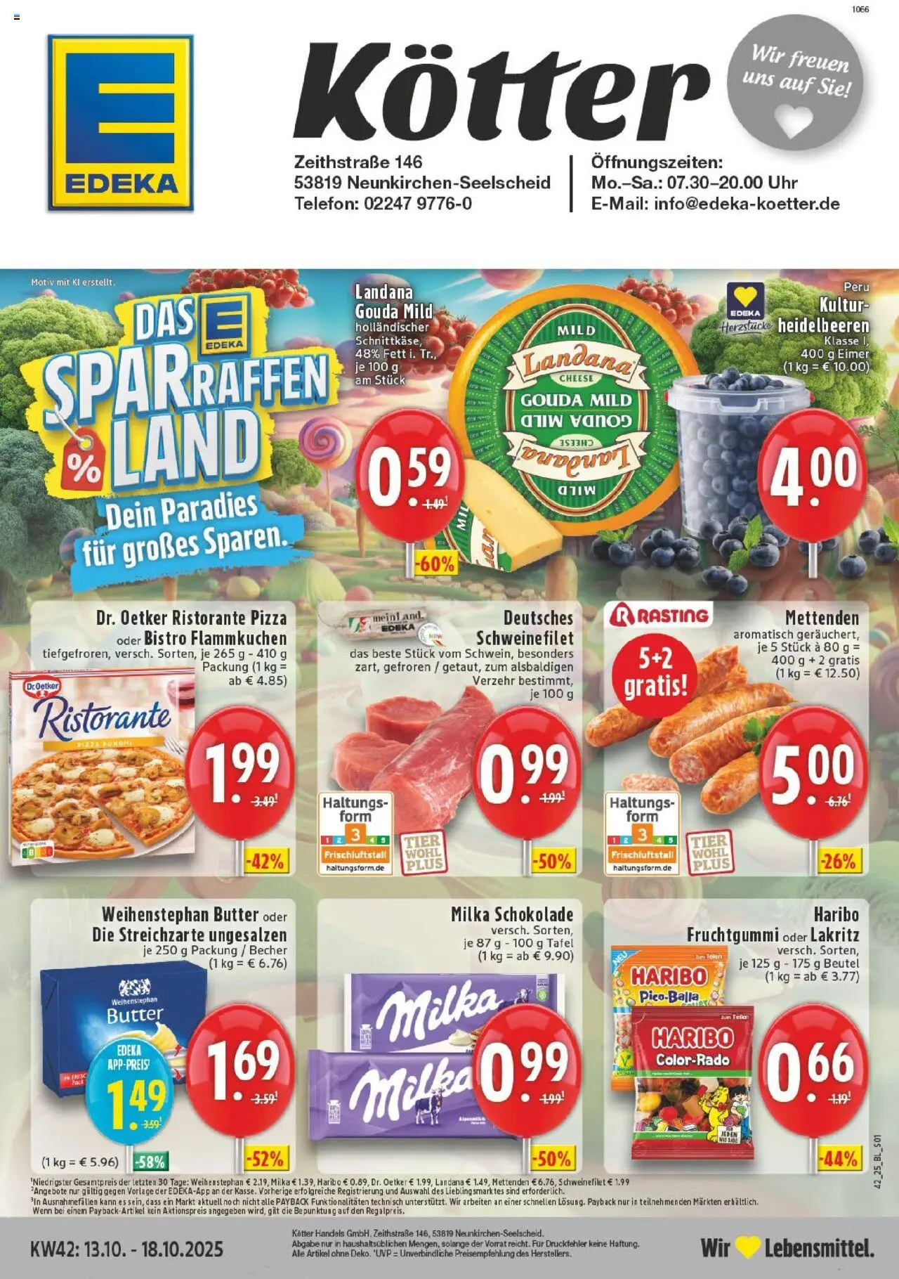 EDEKA Prospekt ab 13.10.2025 - Prospekt Neunkirchen - Seelscheid Online