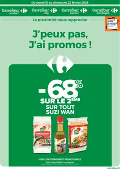 Prévisualisation de J'peux pas, j'ai promos du magasin Carrefour City formulaire valide 10/02/2026