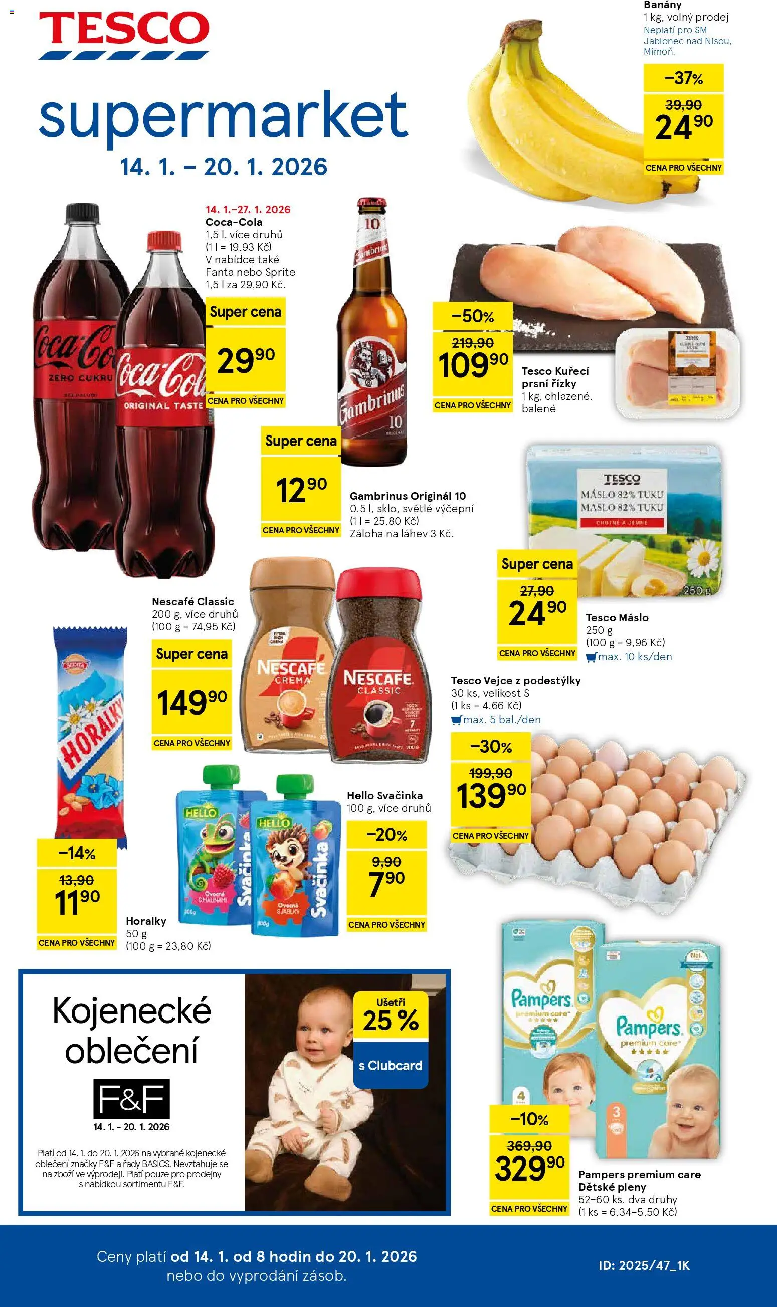 Náhled nabídky: Tesco Supermarket platný od 14.01.2026