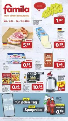 Vorschau von dem Prospekt des Geschäftes Famila Nordwest, gültig ab dem 12.01.2026