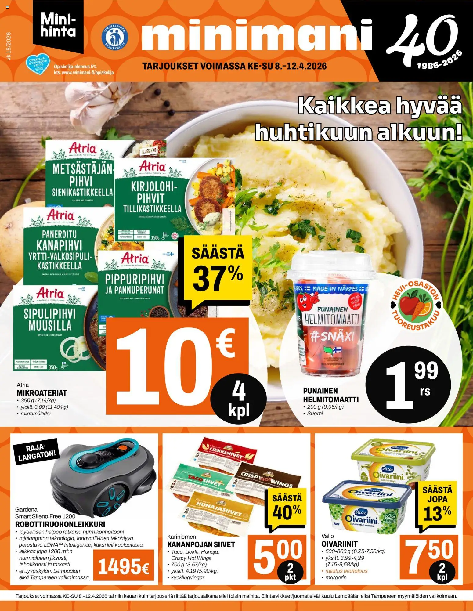 Kaupan Minimani Minimani tarjoukset esikatselu, voimassa 08/04/2026