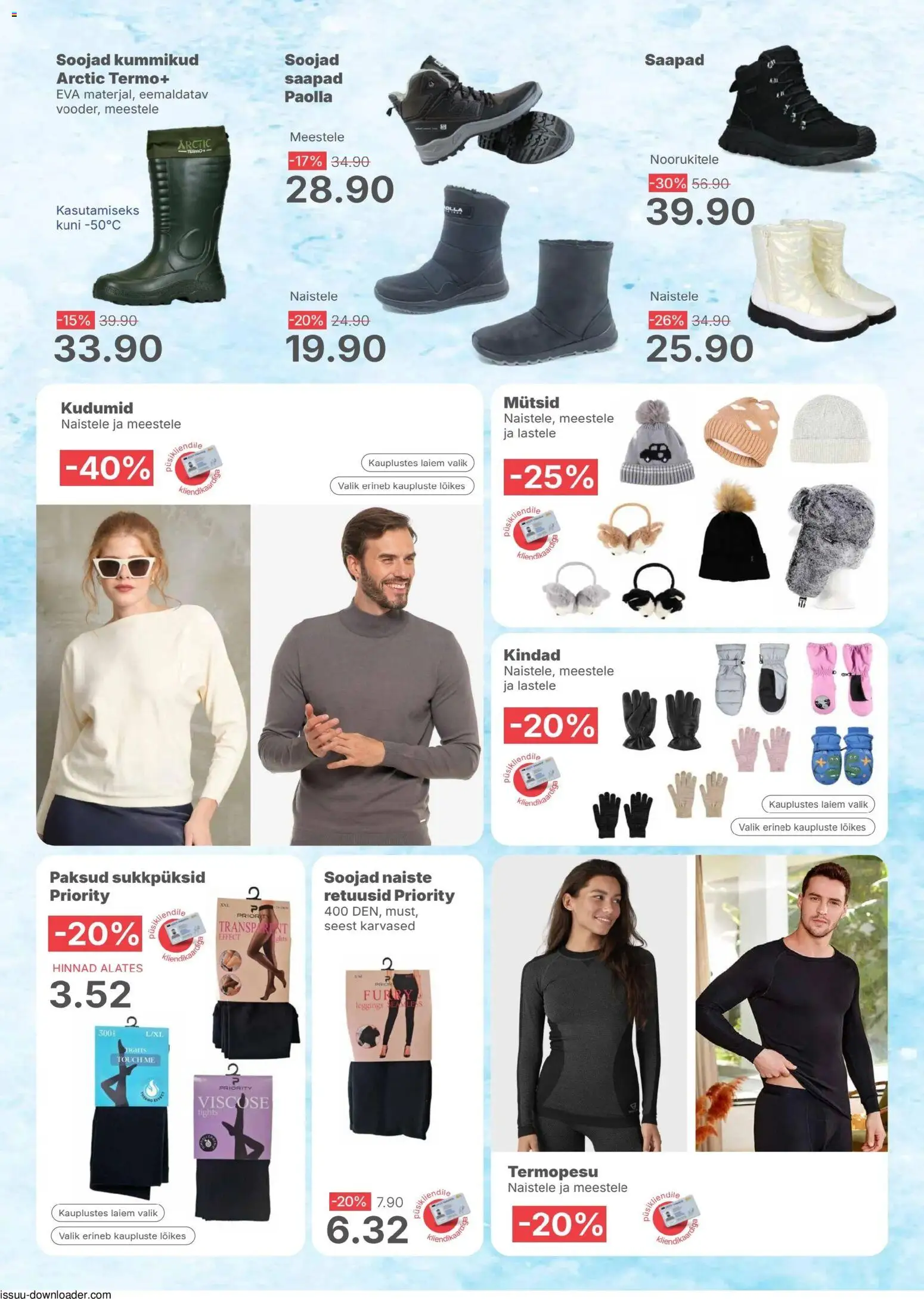 Magaziin kliendilehe eelvaade alates 2026.01.08