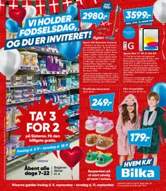Eksempel på tilbudsavis Nonfood fra butik Bilka gyldig fra 05/09/2025