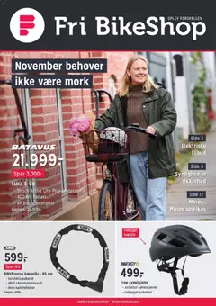 Eksempel på tilbudsavis Black Friday fra butik Fri BikeShop gyldig fra 14/11/2025