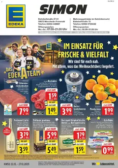 Vorschau von dem Prospekt des Geschäftes Edeka, gültig ab dem 22.12.2025