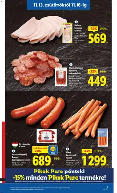 Lidl - Akciós újság Lidl megtekintése, amely érvényes 2025.11.13.-től | Oldal: 7