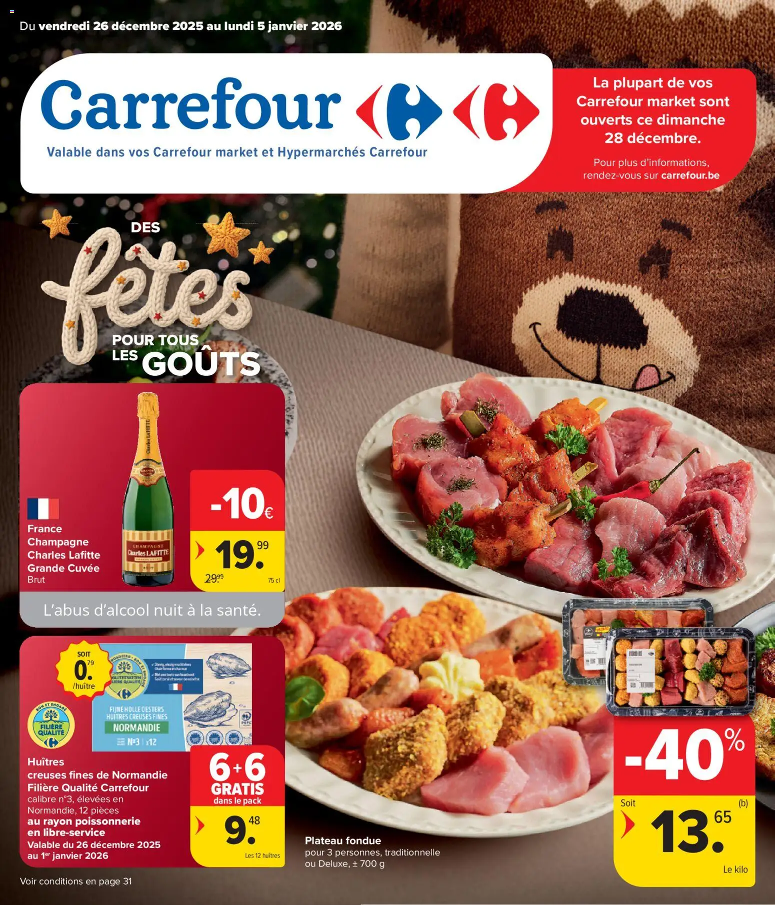 Voorbeeld van Publicité van winkel Carrefour geldig vanaf 26/12/2025