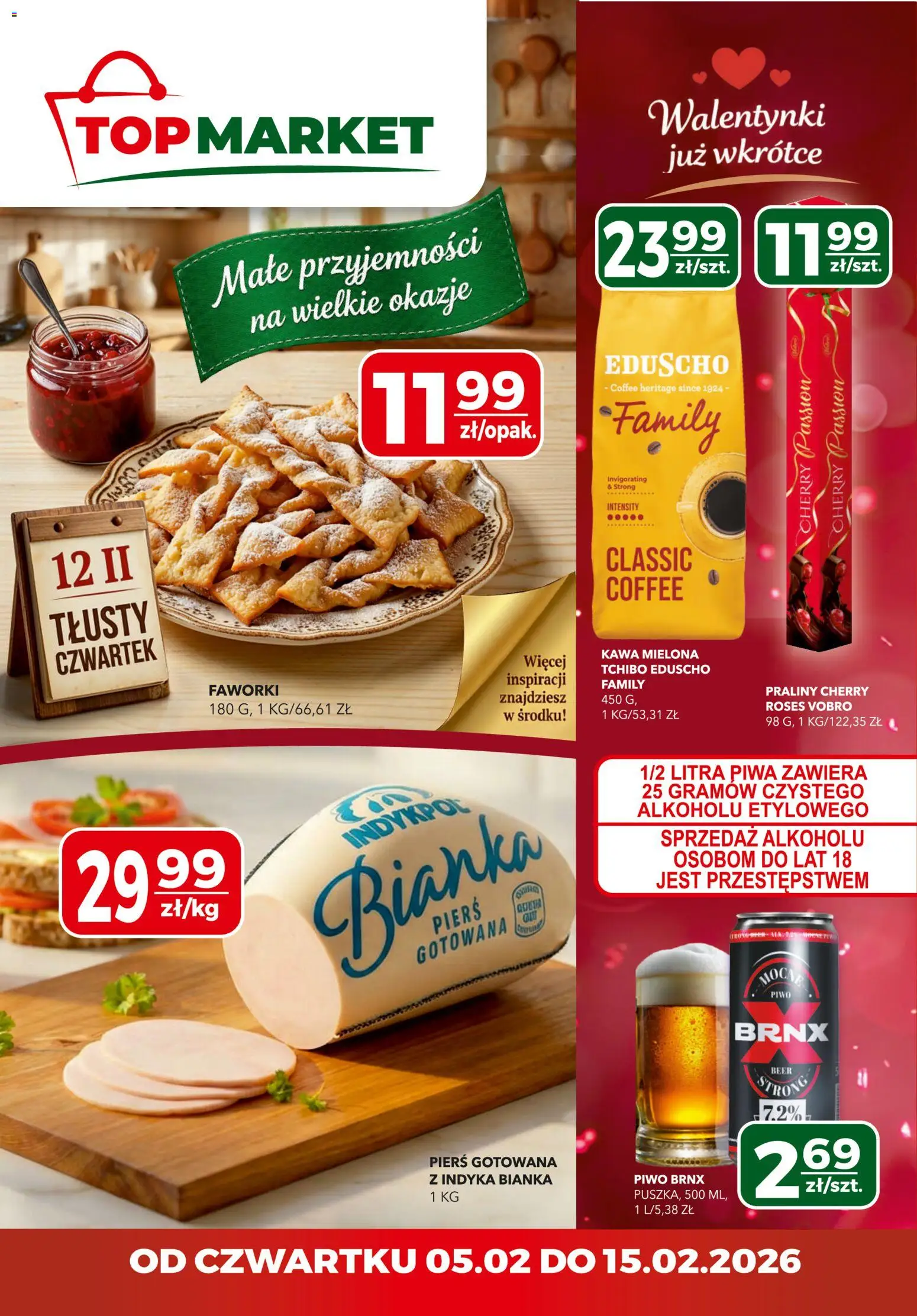 Pogląd gazetki "Gazetka" ze sklepu Top Market ważnej od 05.02.2026