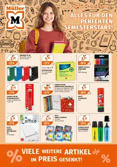 Vorschau des Merkblatts Aktionen Schreibwaren & Bürobedarf vom Shop Müller gültig von 02.10.2025 bis 15.10.2025