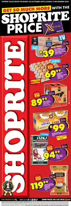 Preview of Shoprite flyer valid from 30/10/2025