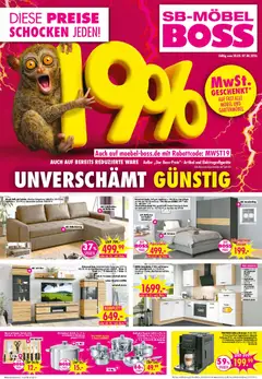 Vorschau von dem Prospekt des Geschäftes SB Möbel Boss, gültig ab dem 28.03.2026