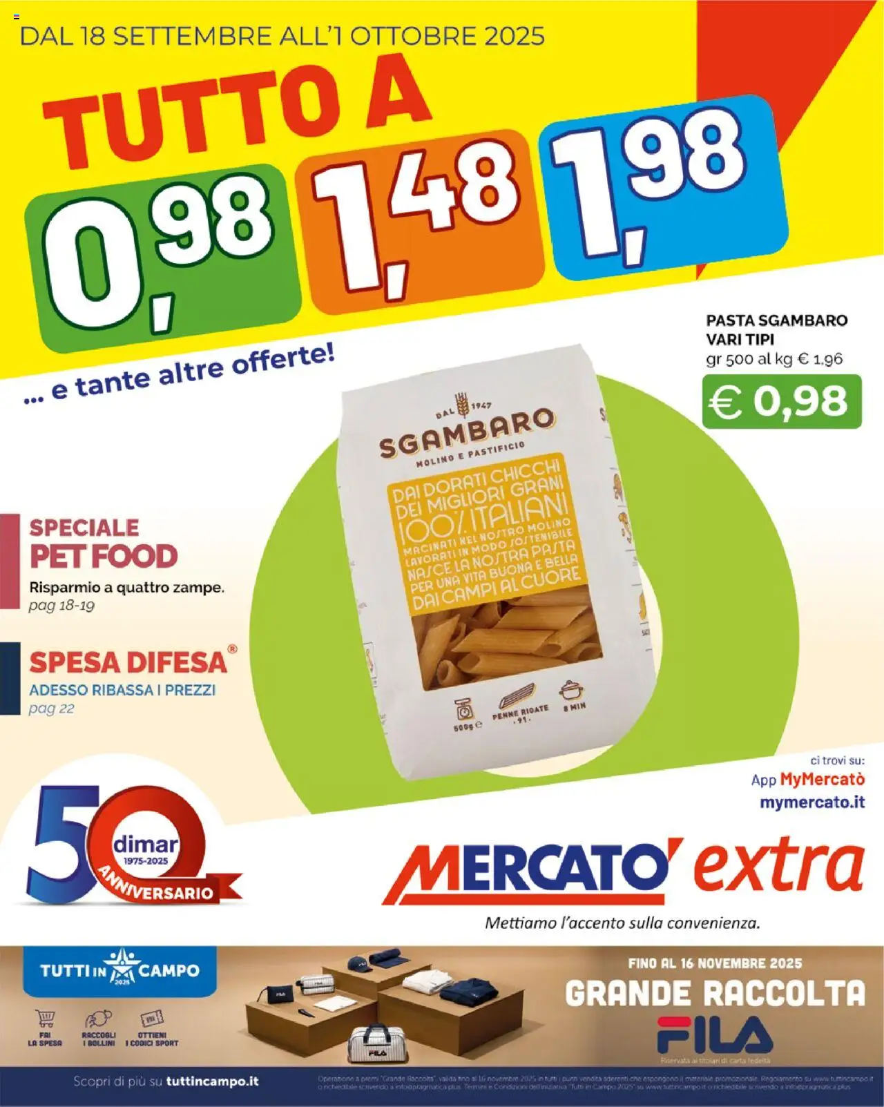 Volantino Mercatò valido da 18/09/2025 numero di pagina 1