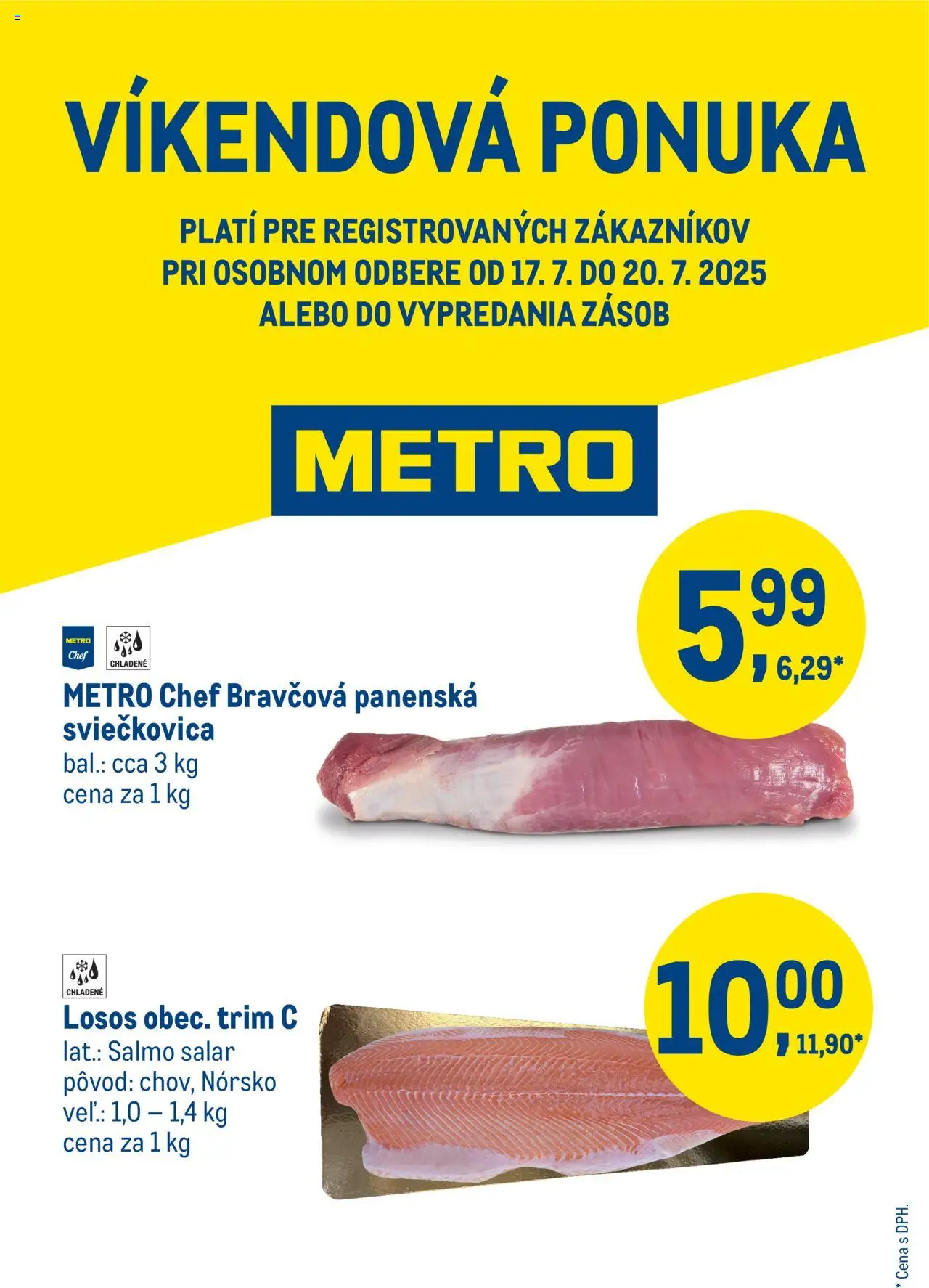 Metro Víkendová ponuka (17.07. - 20.07.2025) - Akčná ponuka - Losos