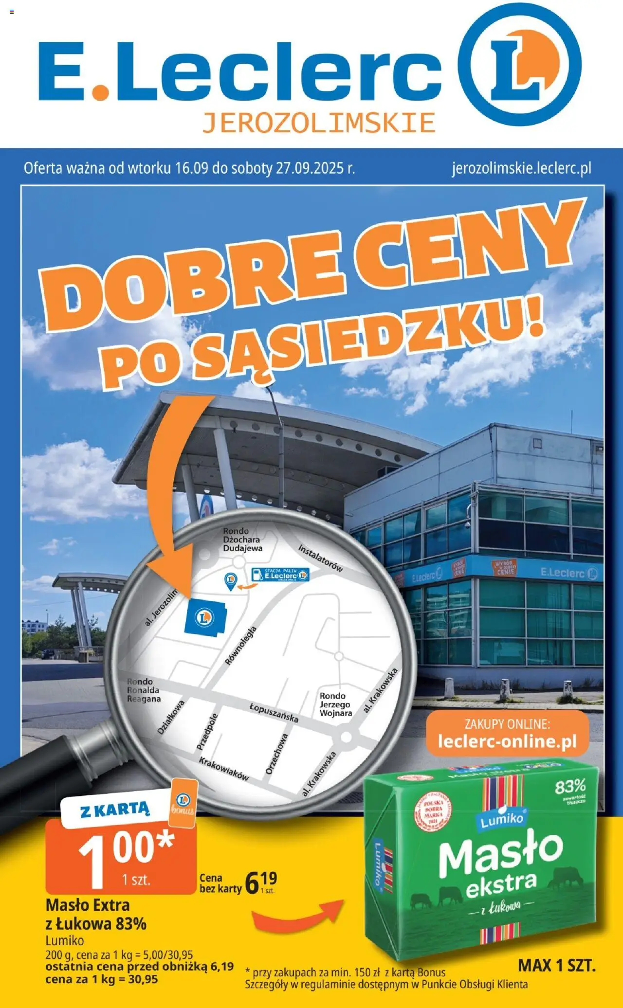 E.Leclerc Warszawa Jerozolimskie od 16.09.2025 - Nowa Gazetka - Numer strony 1