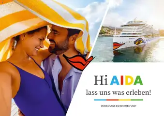 Vorschau von dem Prospekt des Geschäftes Aida, gültig ab dem 01.10.2026