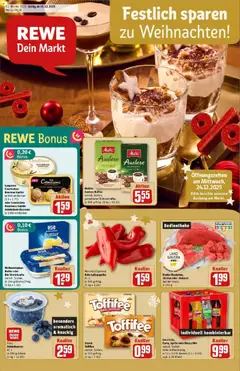 Vorschau von dem Prospekt des Geschäftes Rewe, gültig ab dem 14.12.2025