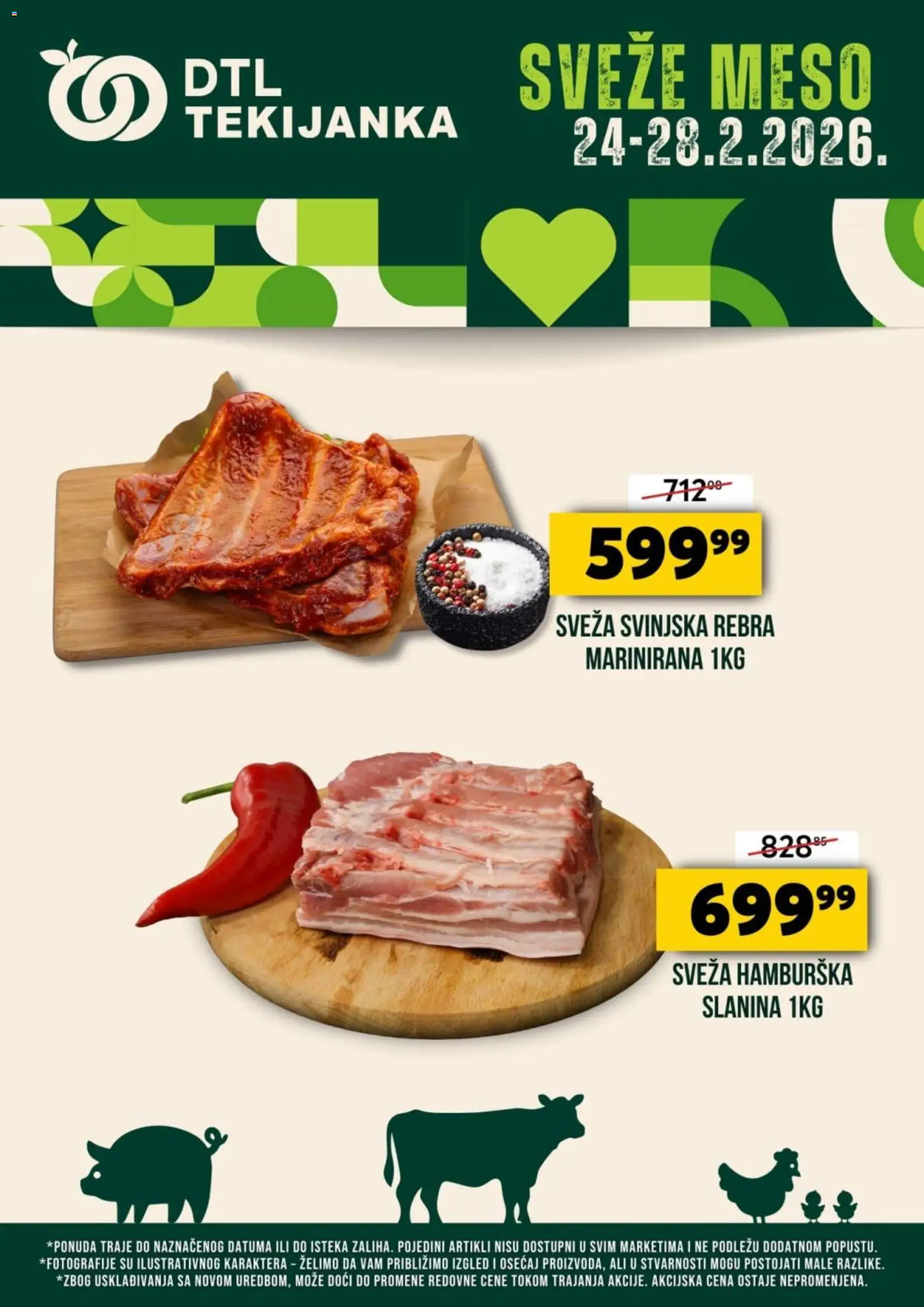 Pregled Tekijanka kataloga - važi od 24.02.2026