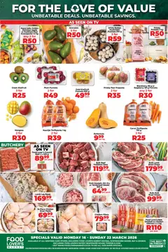 Preview of Food Lover's Market flyer valid from 16/03/2026