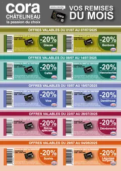 Prévisualisation de Newsletter Châtelineau du magasin Cora formulaire valide 01/07/2025
