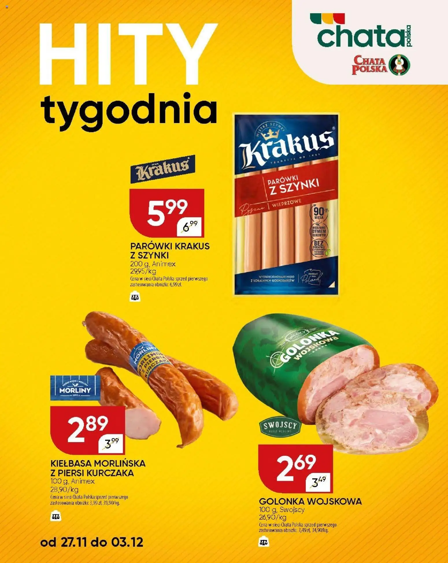 Pogląd gazetki "Gazetka" ze sklepu Chata Polska ważnej od 27.11.2025