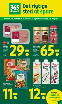 Eksempel på tilbudsavis Tilbudsavis fra butik Coop 365 gyldig fra 21/08/2025