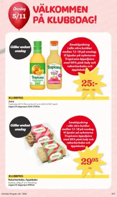Förhandsgranska reklamblad Aktuella reklamblad Hemköp från butik Hemköp gäller från 03/11/2025 | Sida : 9