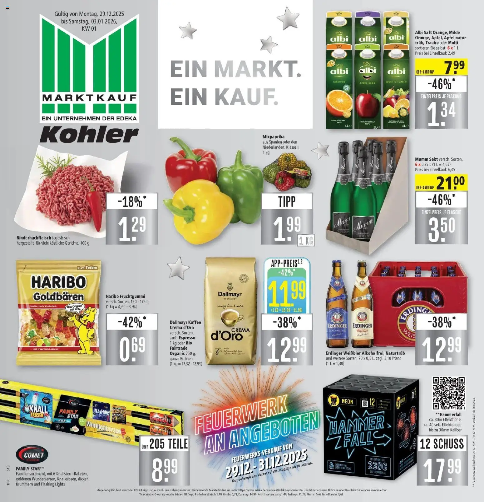 Vorschau von dem Prospekt des Geschäftes Marktkauf, gültig ab dem 28.12.2025