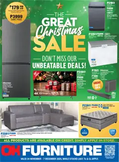 Preview of OK Furniture flyer valid from 24/11/2025