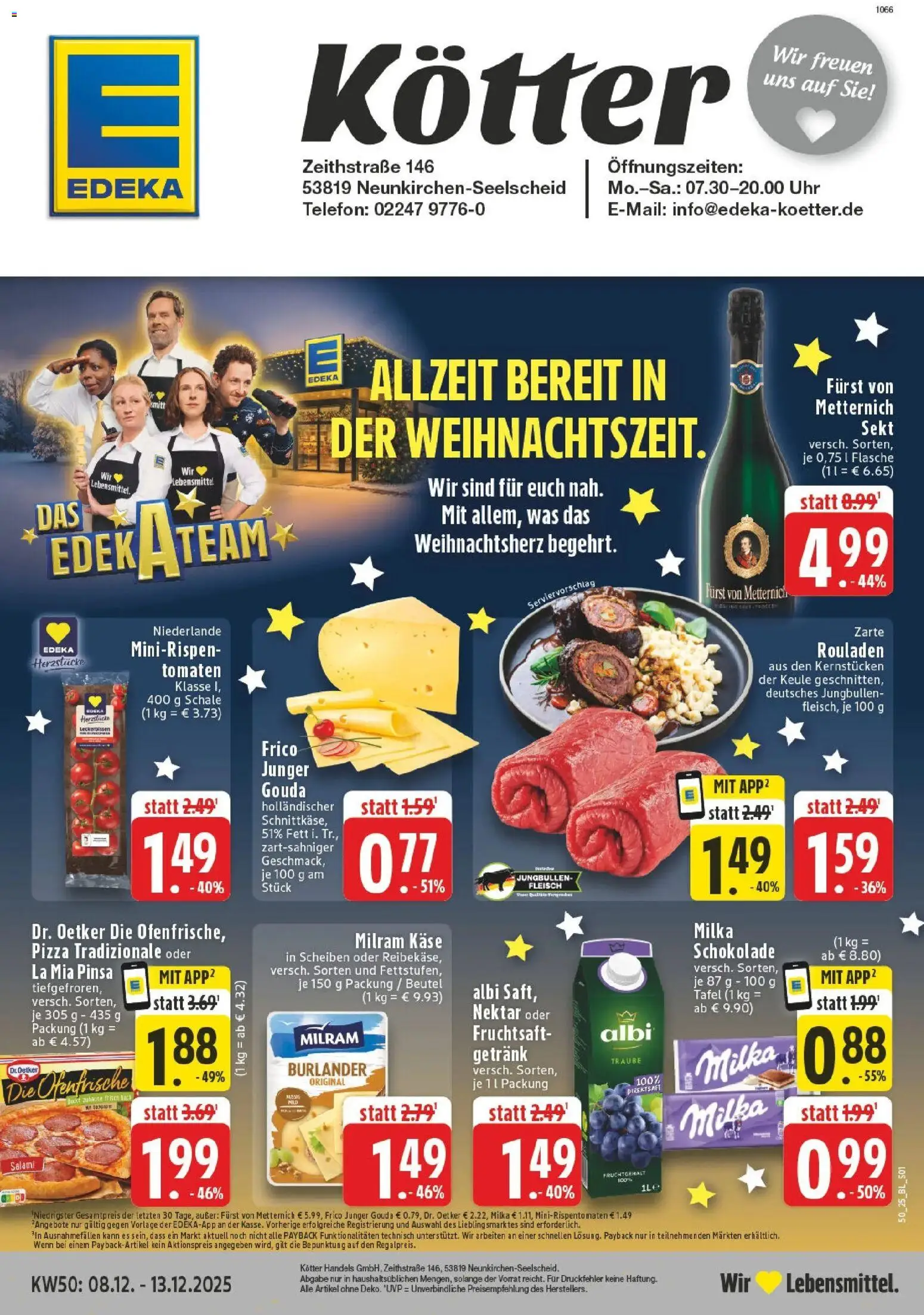 Vorschau von dem Prospekt des Geschäftes Edeka, gültig ab dem 07.12.2025