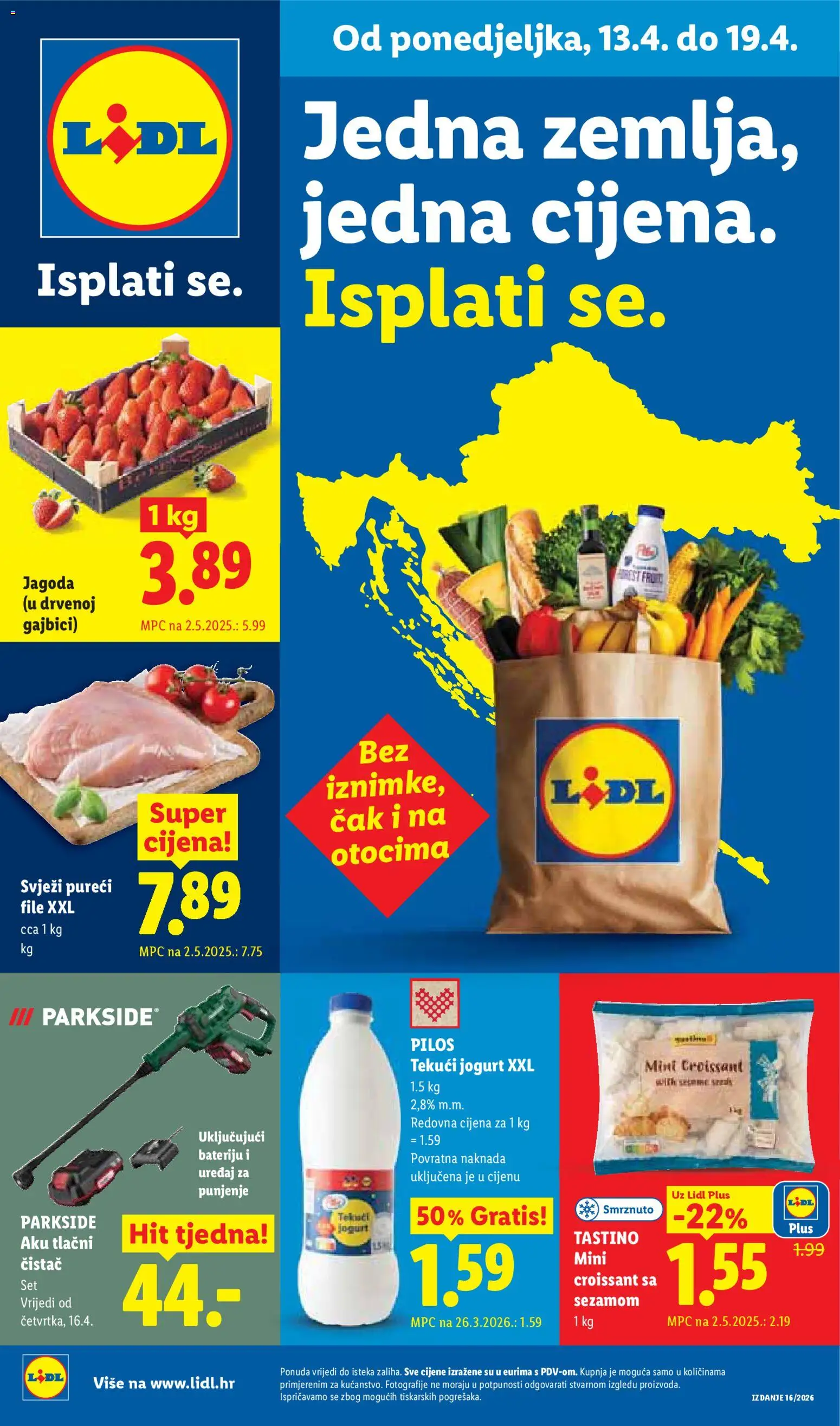 Pregled letka Lidl Katalog trgovine Lidl vrijedi od 13.04.2026