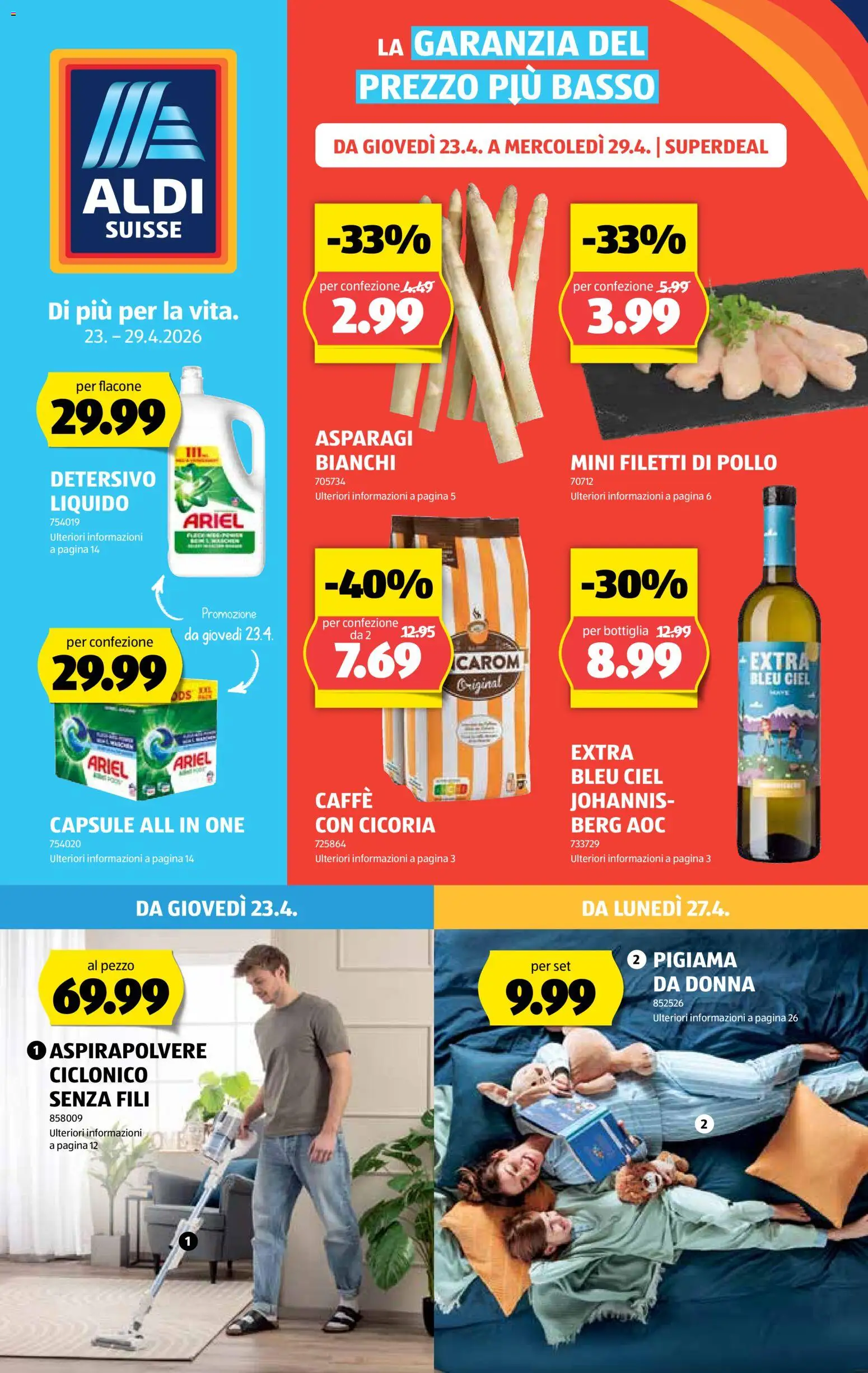 Vorschau des Merkblatts Aldi aktionen FR vom Shop Aldi gültig von 23.04.2026 bis 29.04.2026