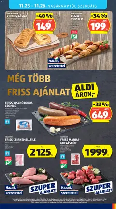 Aldi - Akciós újság Aldi megtekintése, amely érvényes 2025.11.20.-től | Oldal: 39