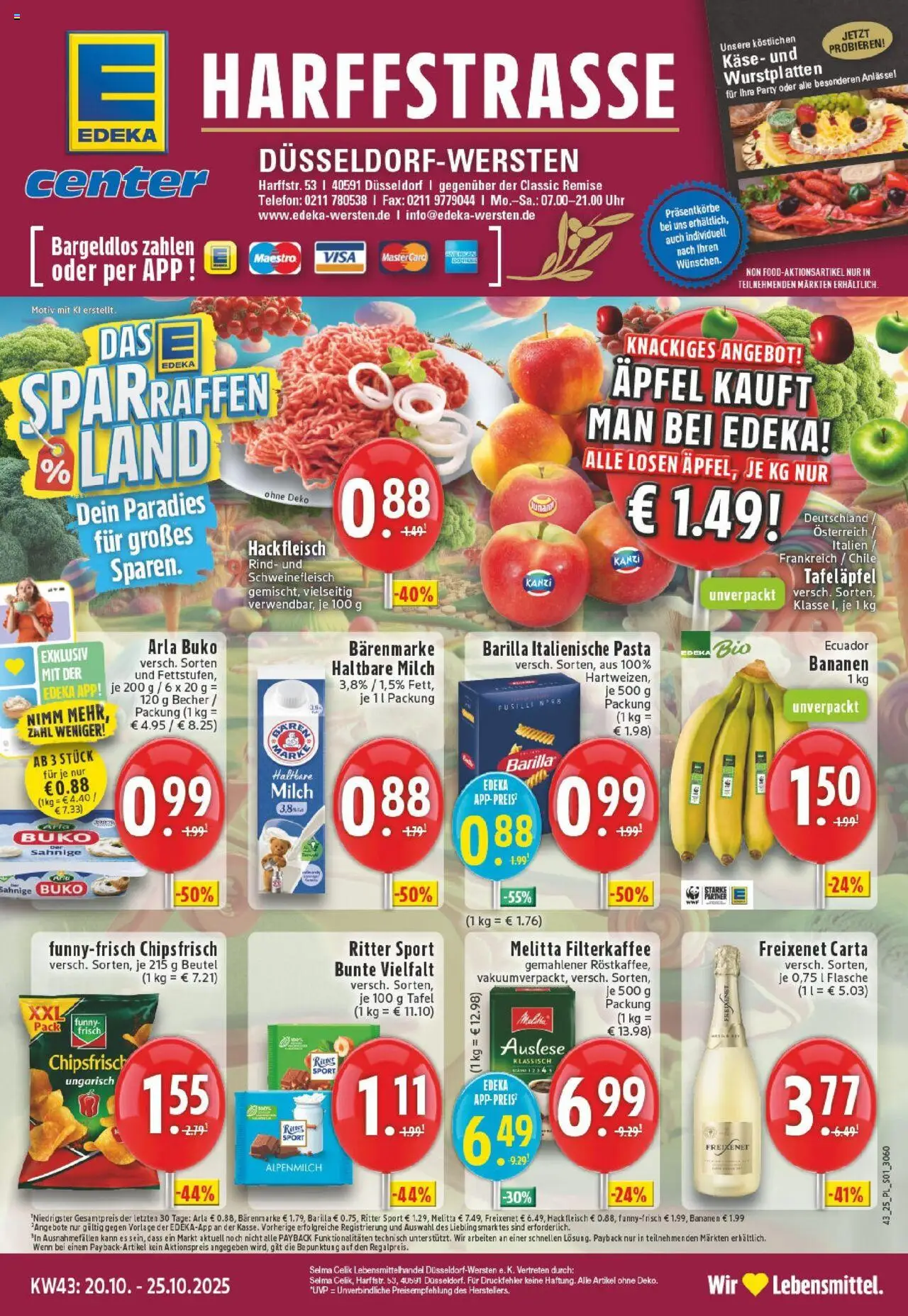 EDEKA Prospekt ab 19.10.2025 - Prospekt Düsseldorf Online