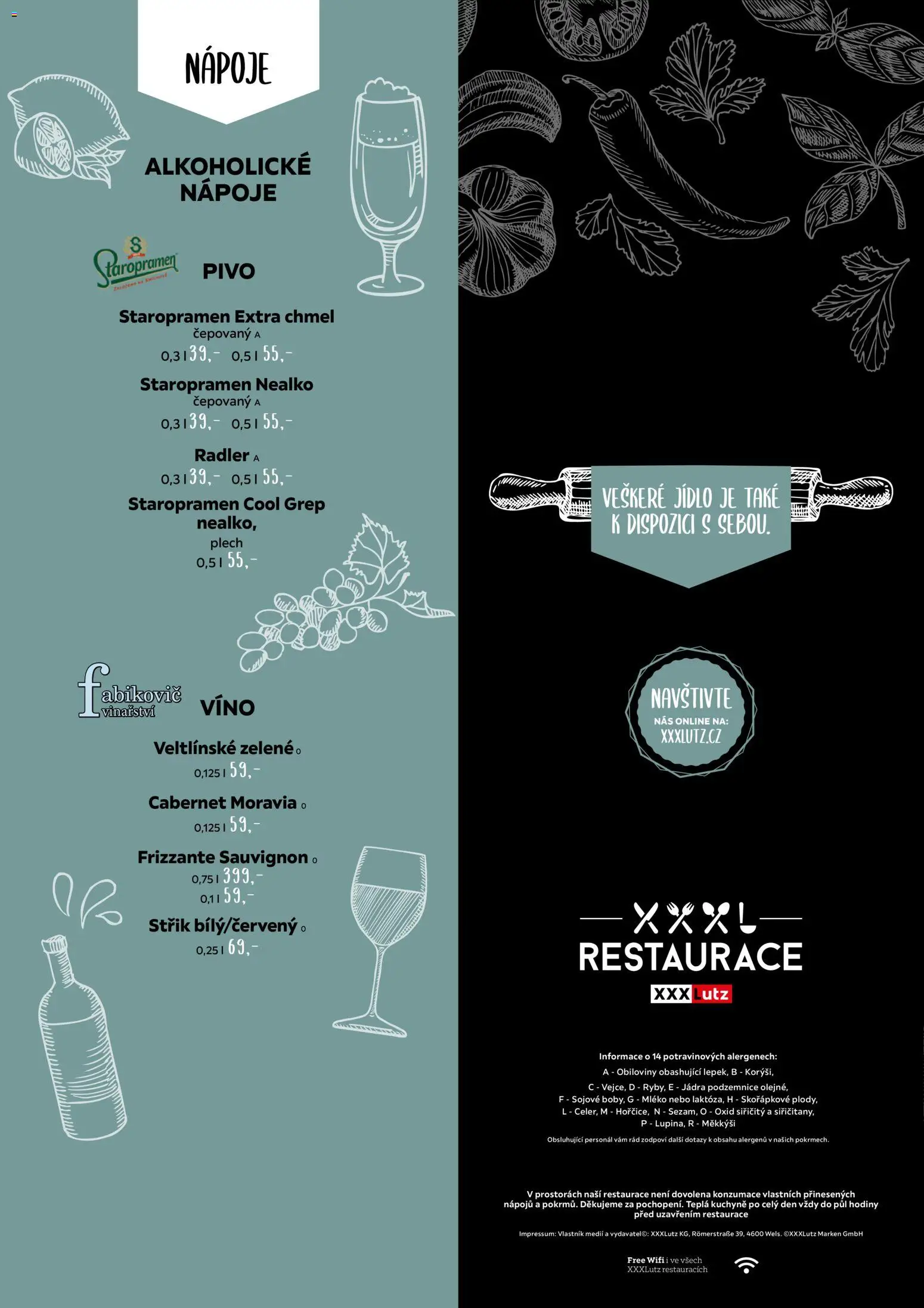 Náhled nabídky: XXXLutz Leták - Jídelní lístek platný od 19.01.2026