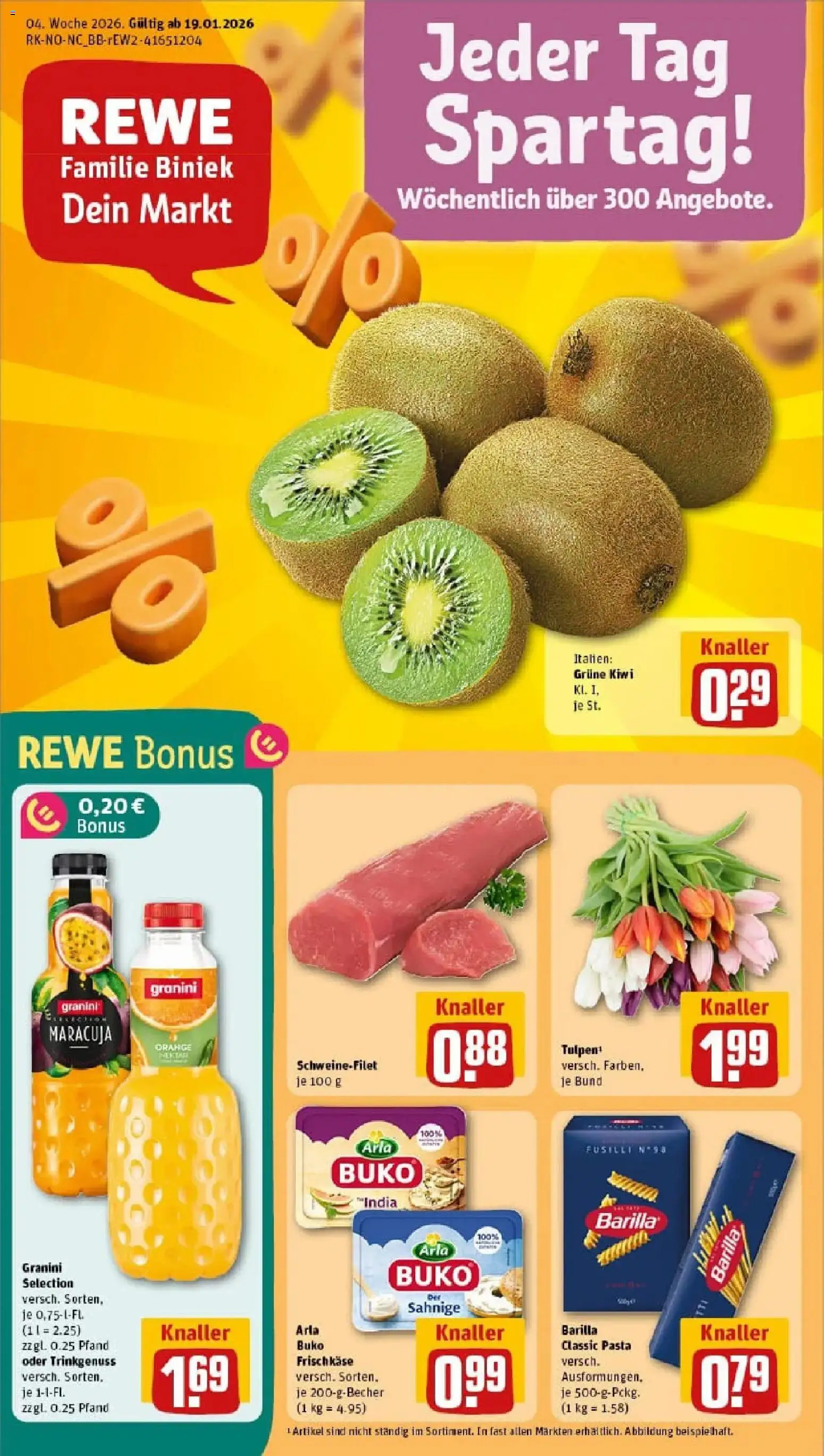 Vorschau von dem Prospekt des Geschäftes Rewe, gültig ab dem 18.01.2026