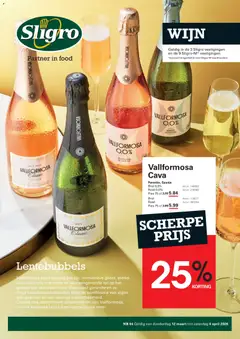 Voorbeeld van Sligro Folder Wijn van winkel Sligro geldig vanaf 17/03/2026