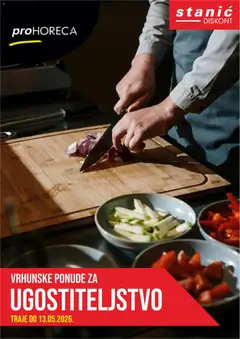Pregled letka Stanić Diskont proHoreca trgovine Stanić Diskont vrijedi od 29.04.2026