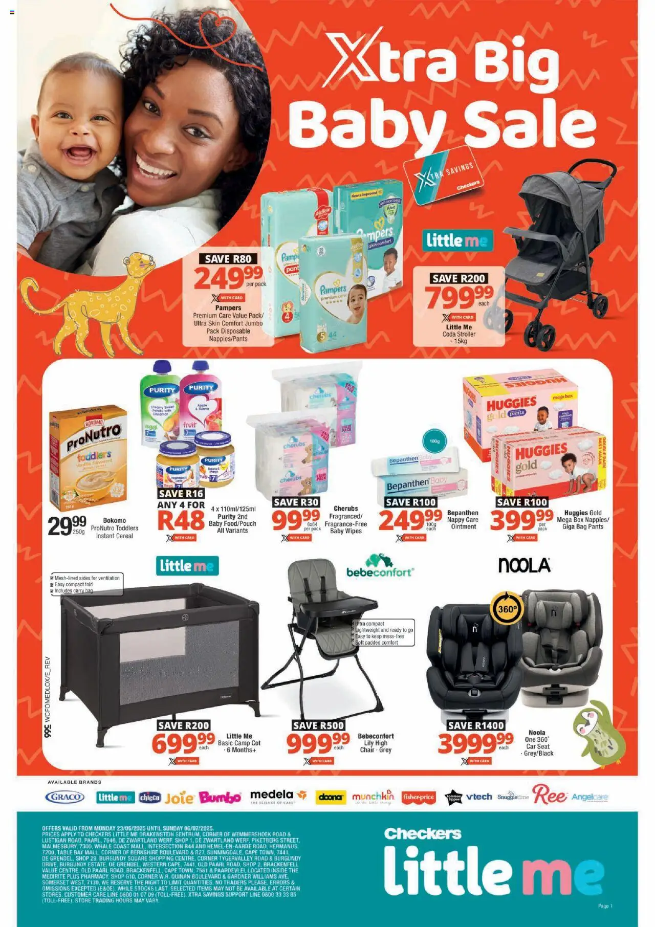 Checkers Western Cape - Little Me June Month-End Promotion 23/06 - 06/07/2025 >> Catalogue - Fruit, Bag, Table, Box, Pants