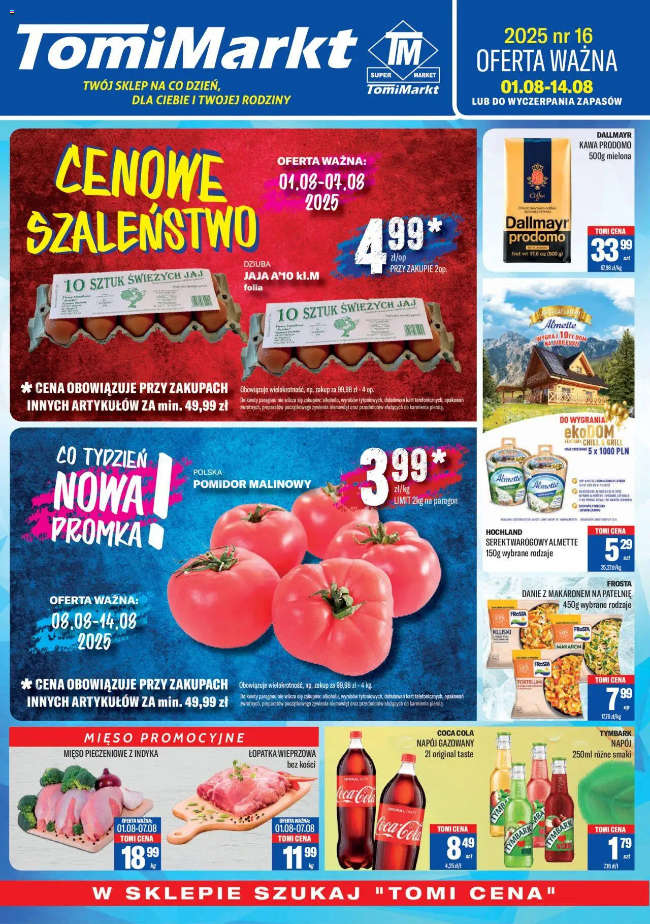 TomiMarkt Gazetka od 01.08.2025 - Nowa Gazetka - Numer strony 1
