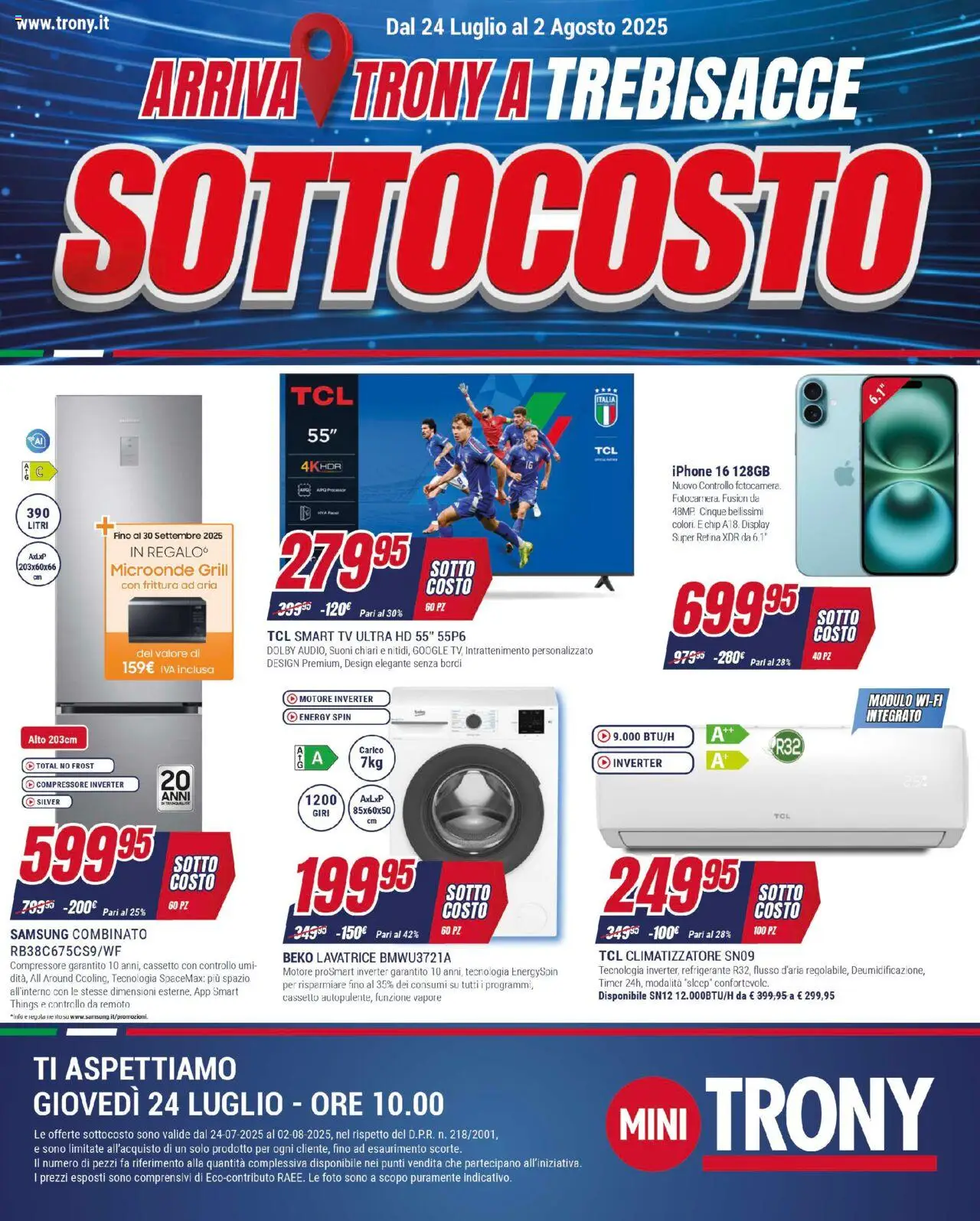 Volantino Trony valido da 24/07/2025 numero di pagina 1