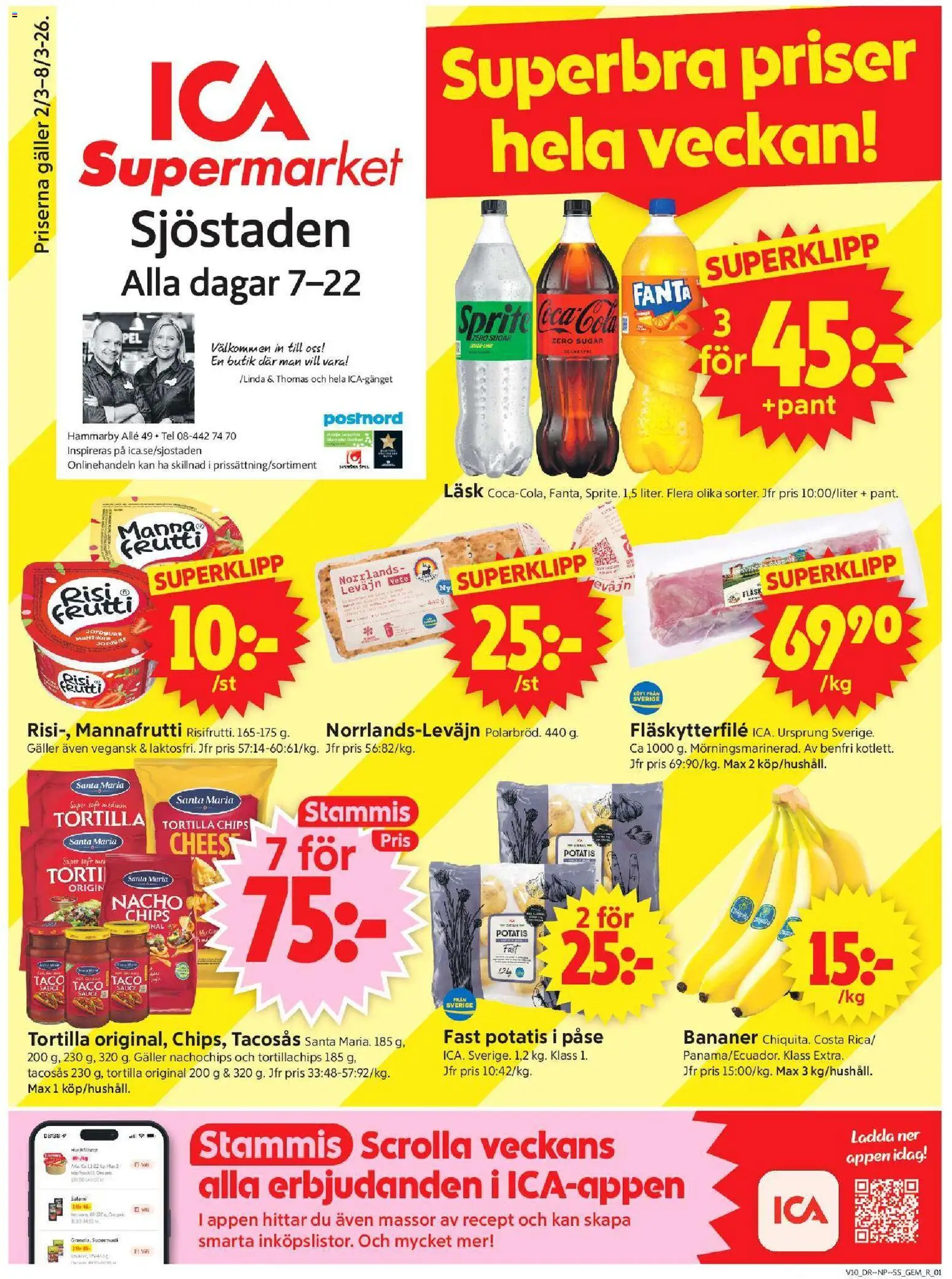 Förhandsgranska reklamblad Stockholm från butik ICA Supermarket gäller från 02/03/2026