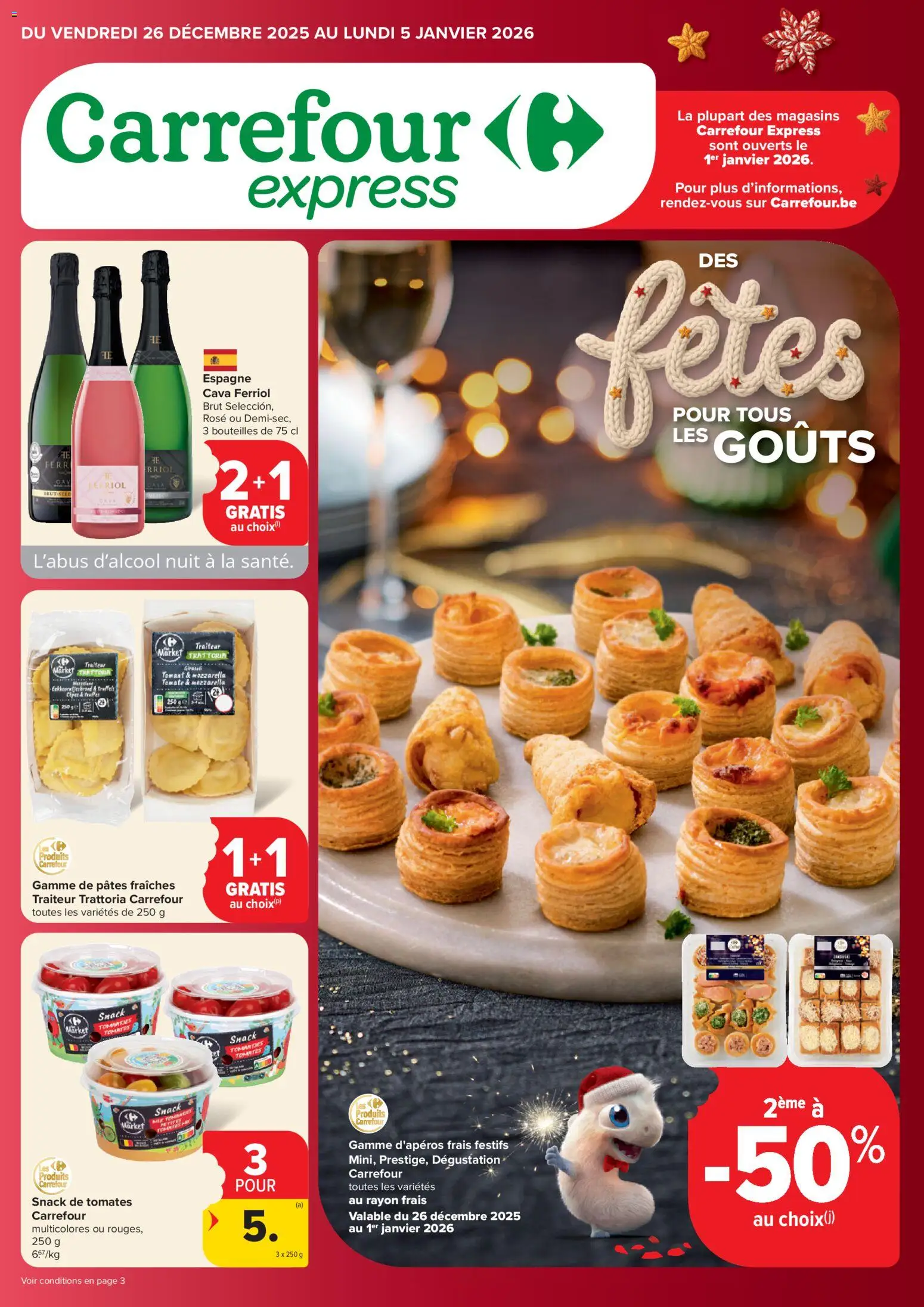 Voorbeeld van Publicité Express van winkel Carrefour geldig vanaf 26/12/2025
