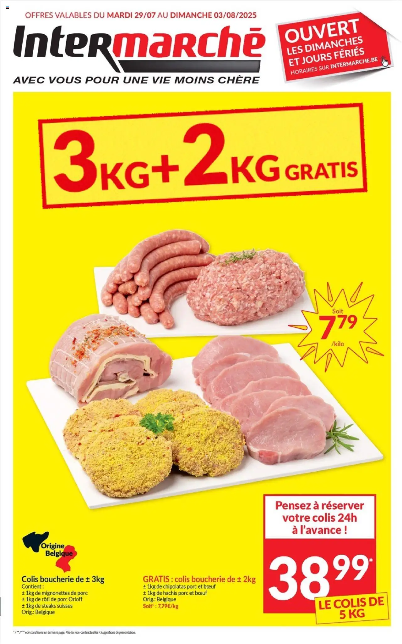 Intermarché shop Folder de la semaine 31 geldig vanaf 29/07/2025 - Paginanummer 1